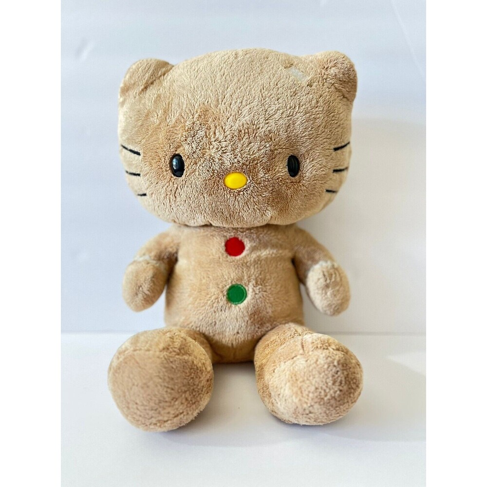 Build-A-Bear Sanrio Hello Kitty Gingerbread Christmas Plush Rare No Bow or Sound